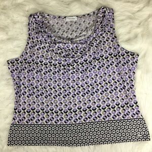 Plus Size Calvin Klein Sleeveless Blouse